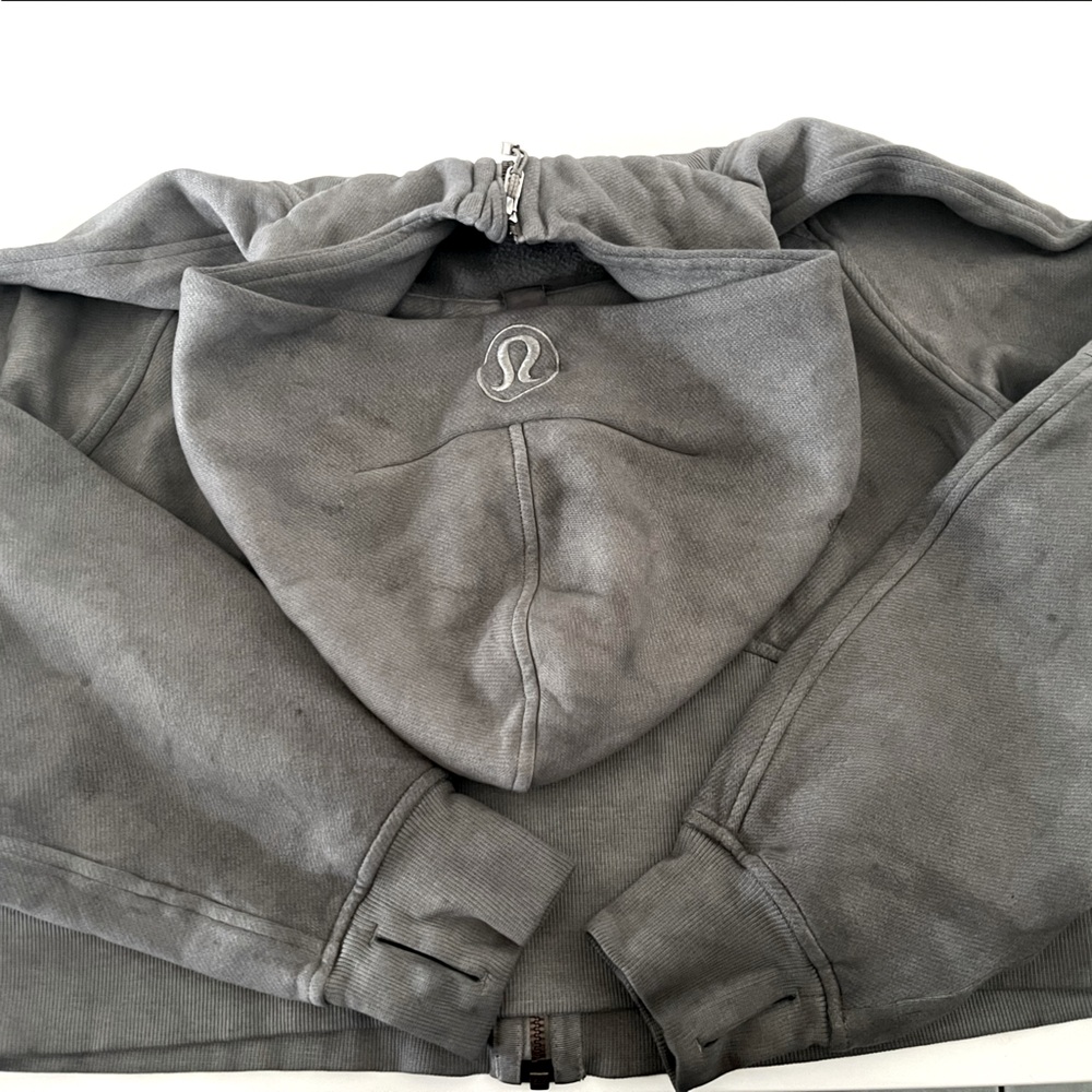 Lululemon Scuba oversized half zip hoodie size M/L grey wash